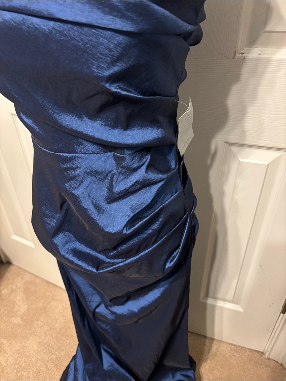 Xscape Off The Shoulder Taffeta Gown - Picture 5 of 12